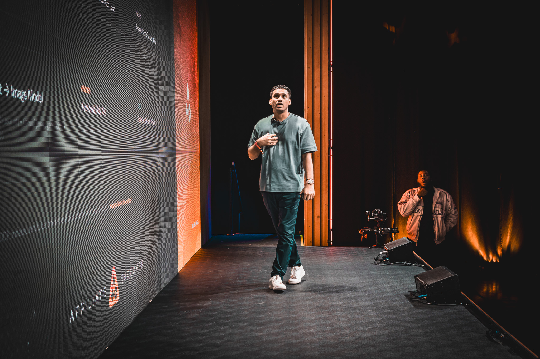 Samar Hussain speaking at Affiliate Takeover